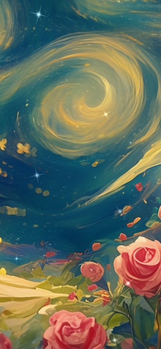 4K 星夜玫瑰