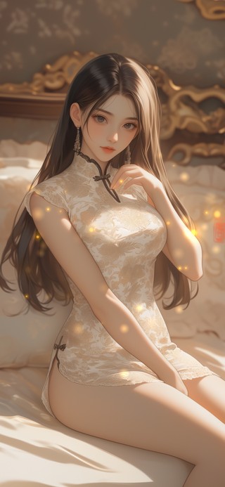 披罗衣之璀粲兮，珥瑶碧之华琚