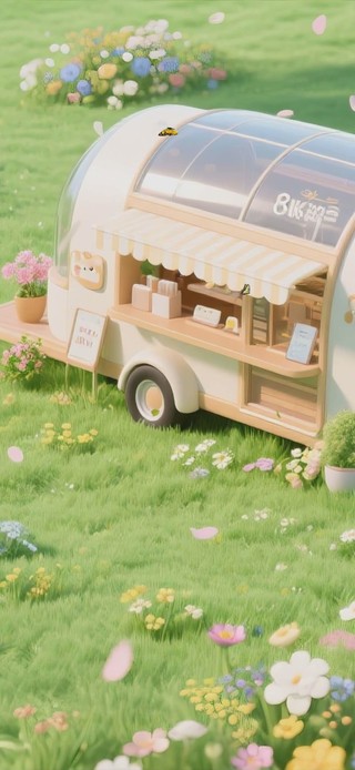护眼花景