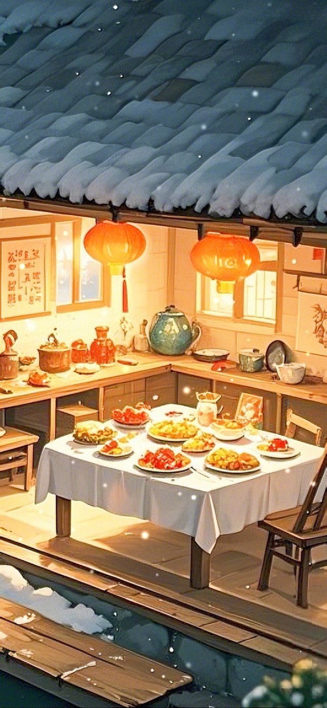 温馨小屋年夜饭