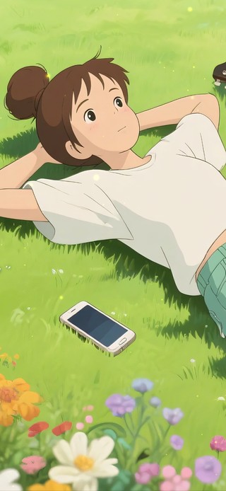草地女孩