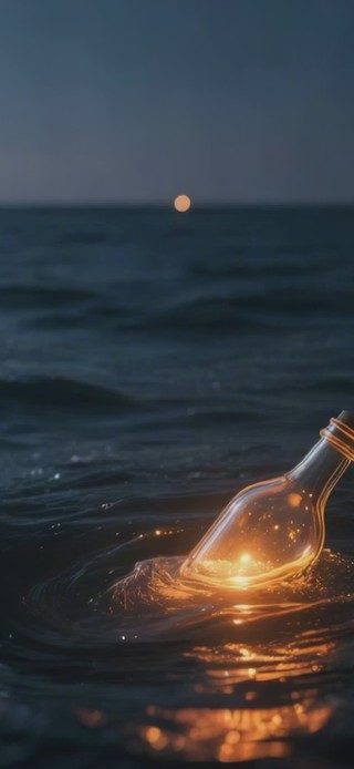 发光漂流瓶