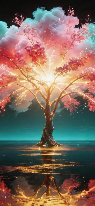 海面梦幻之树
