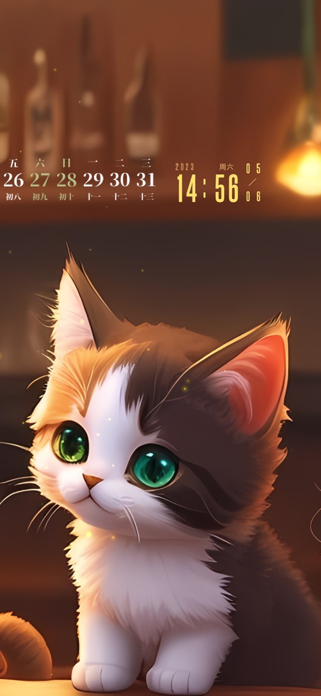 喵星人庆祝时刻(动物手机动态壁纸) - 动物手机壁纸下载 - 元气壁纸