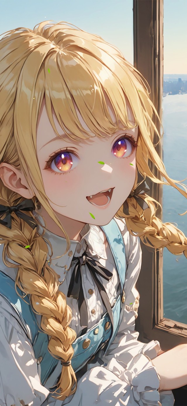 唯美金发少女