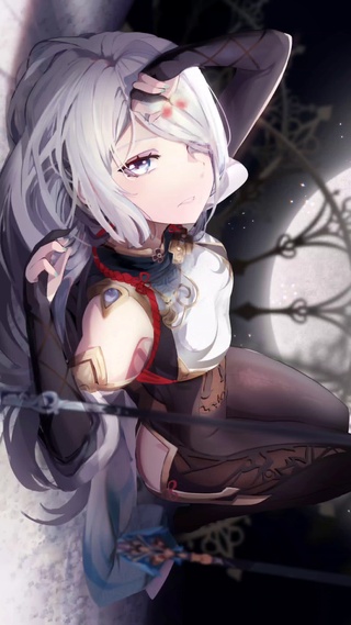 原神旗袍申鹤小姐姐4k