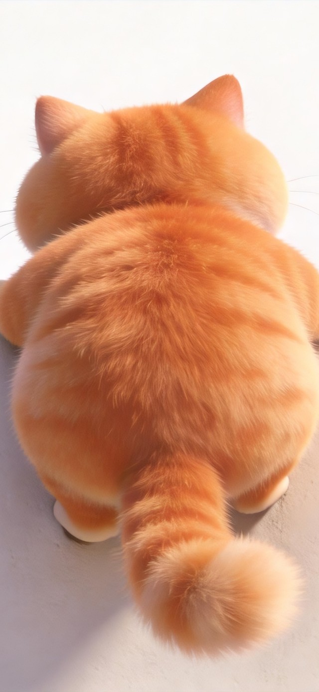 可爱小橘猫