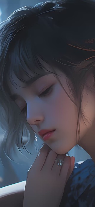 丸子头少女