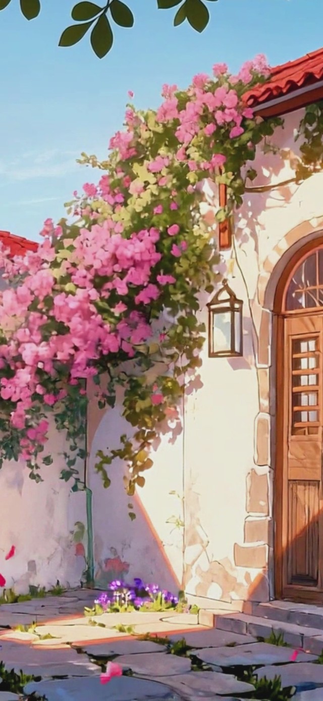 4K治愈阳光庭院