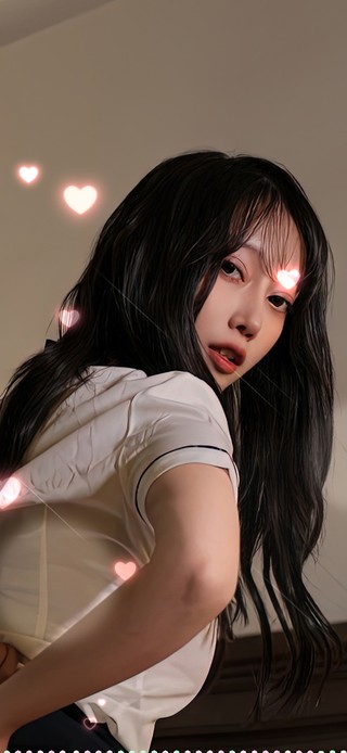 4K白衬衫制服美女