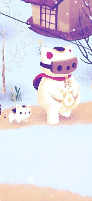 雪地小猫咪