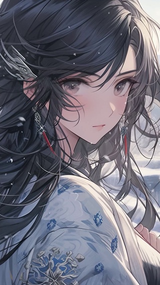 古风长发少女
