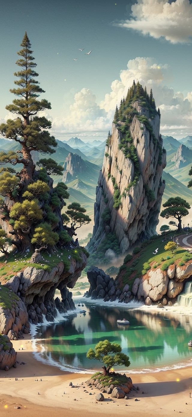 4K唯美治愈古风山水风景