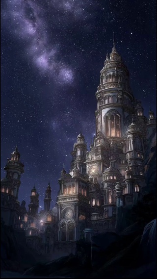 星空下的城堡