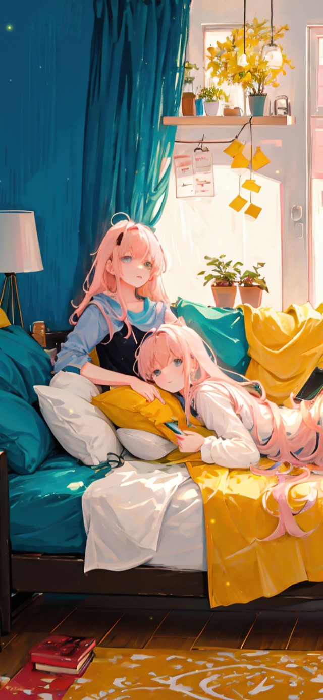 4K唯美动漫少女房间