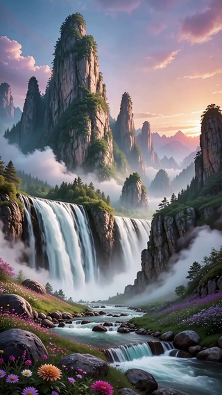 云瀑仙山
