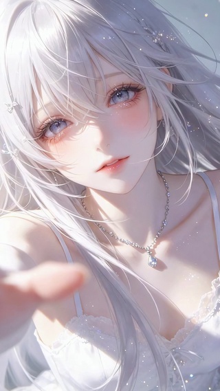 治愈清新引蝶女孩