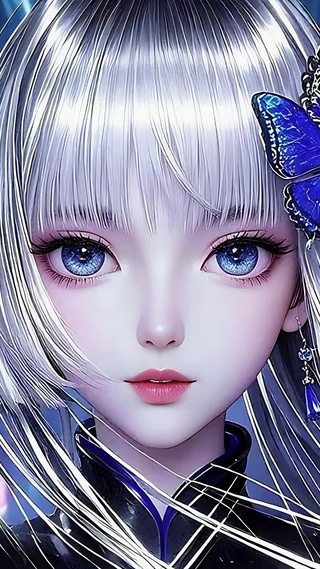 赛博朋克激光少女