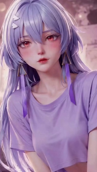 甜酷漫画美少女莫宁