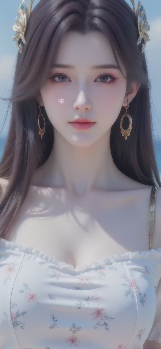 简约护眼美女壁纸