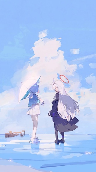 两个女孩