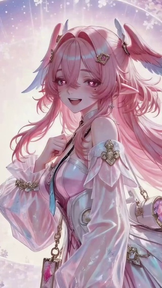 梦幻樱花粉发莉奈娅