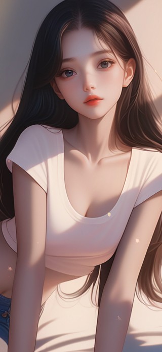 房间里的少女