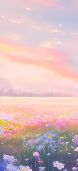 浪漫的花海