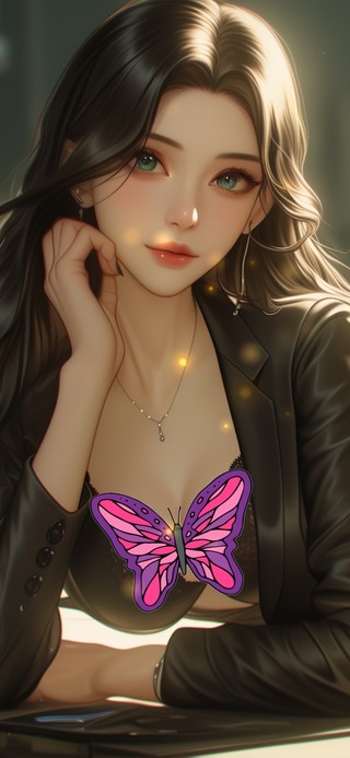 明眸善睐，顾盼生辉