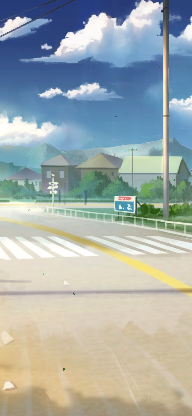 4K唯美乡村十字路口