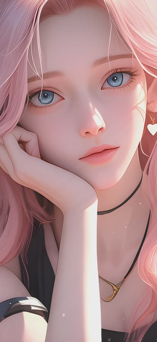 粉色可爱女孩