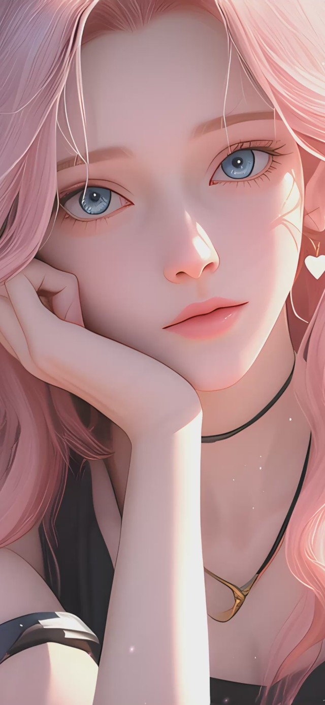 粉色可爱女孩