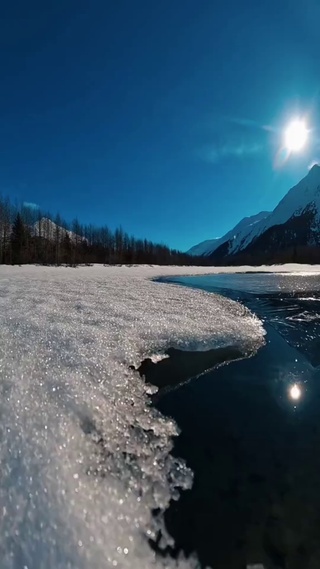 美丽的冰川大峡谷