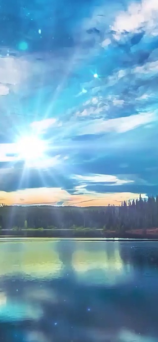蔚蓝星空