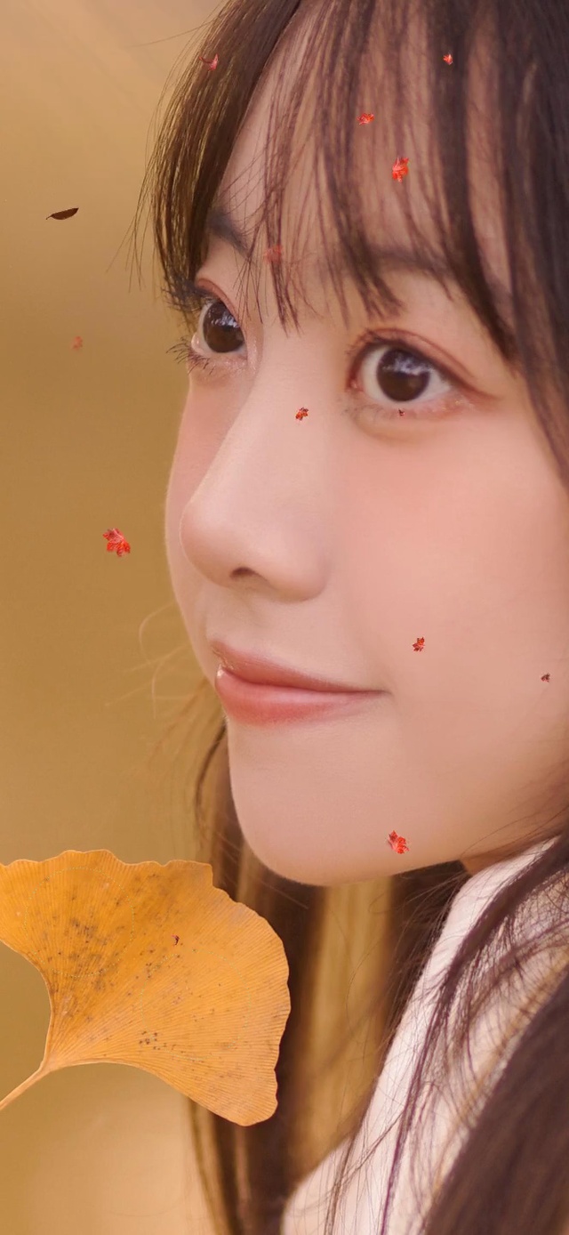 高清秋天的女孩子