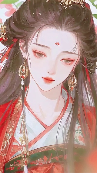 海棠闲芳花心事