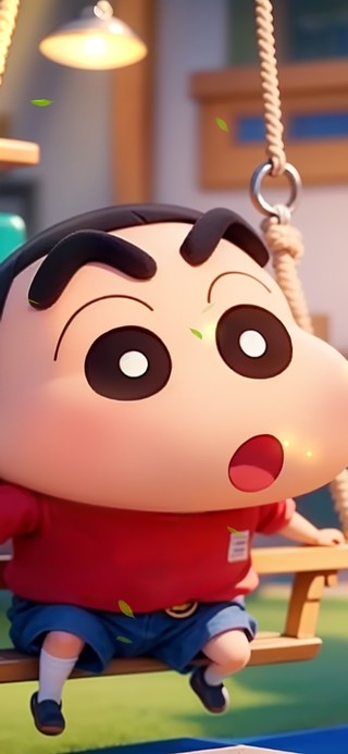 3D蜡笔小新-春日