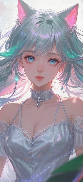 花漾壁纸|动漫猫耳女生