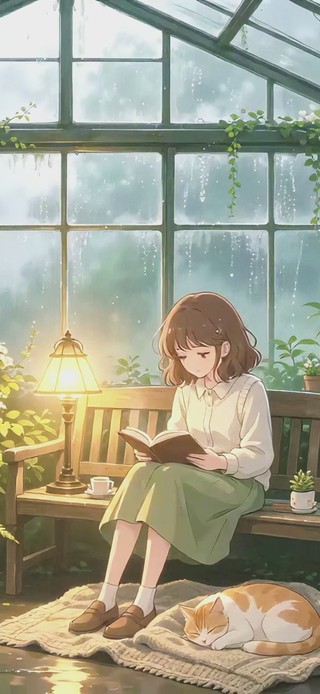 雨中的玻璃房