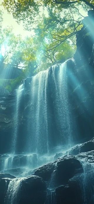 林间瀑影・光的私语