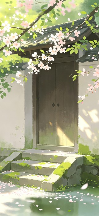 小园香径独徘徊