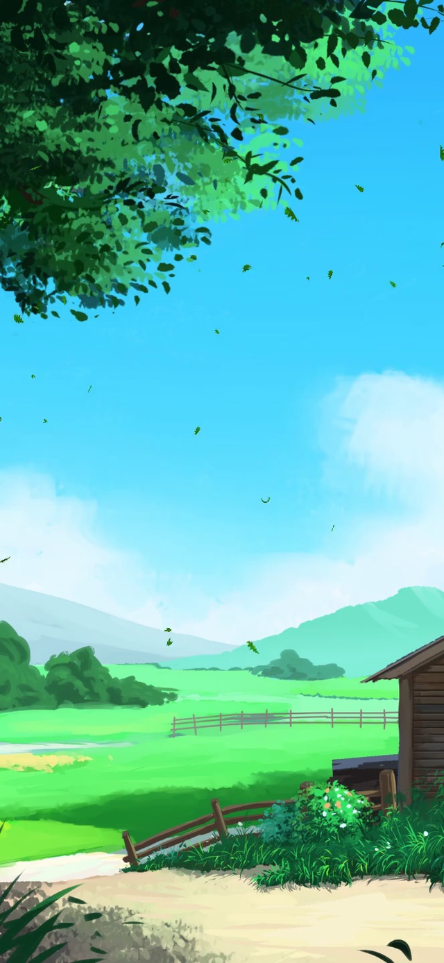 温馨治愈田野风景