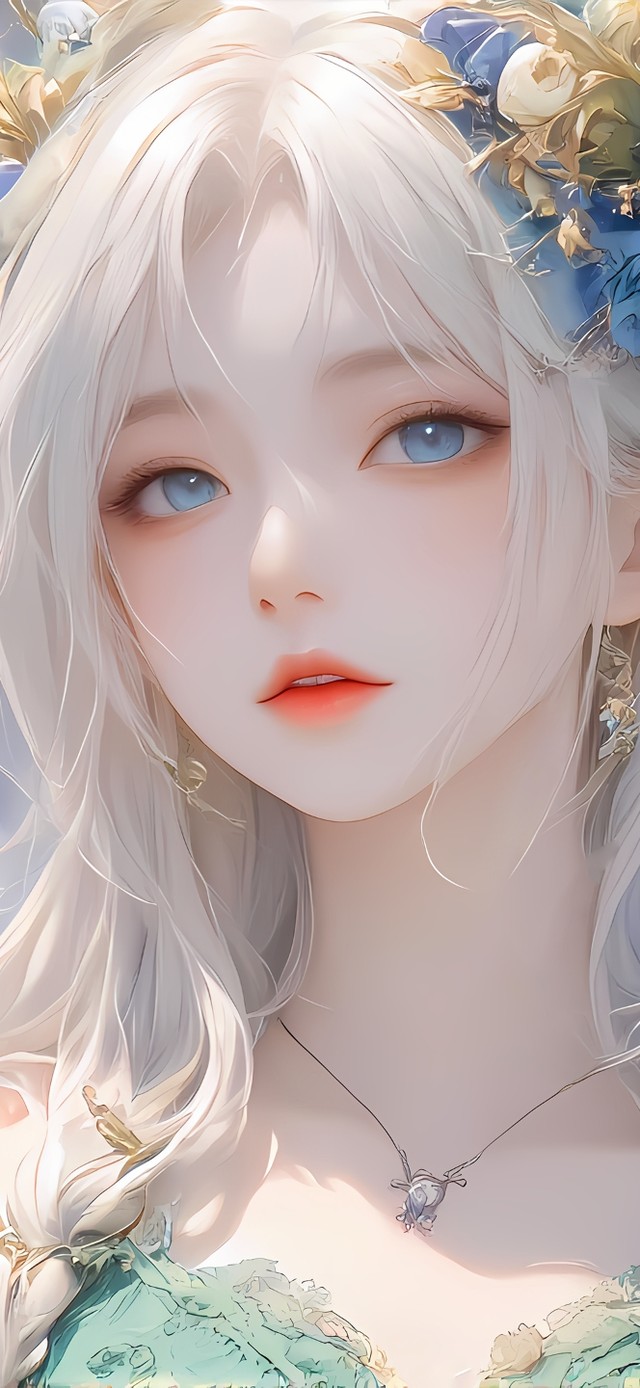 可爱春天小清新女孩