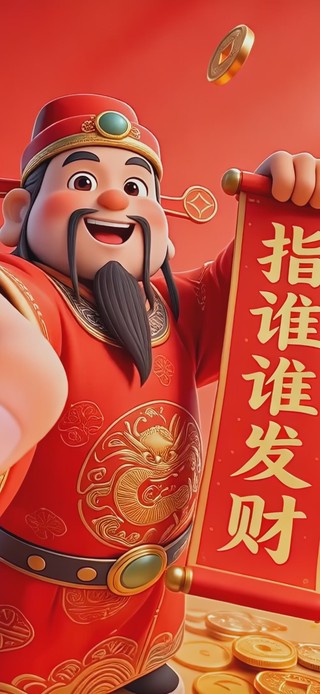 指谁谁发财桌面