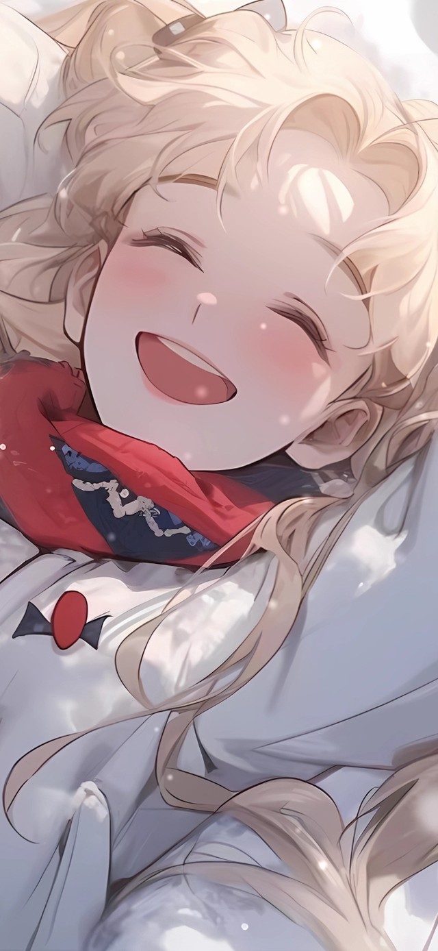 雪中欢乐美少女