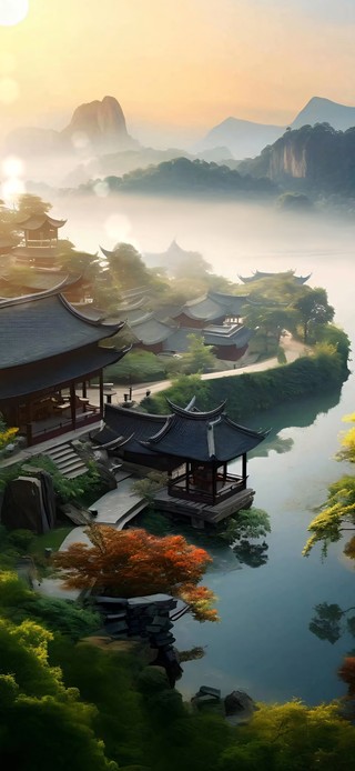 湖泊岛屿