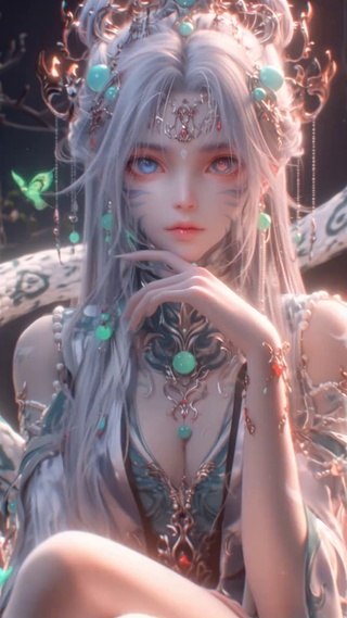 修仙的动漫古风美女