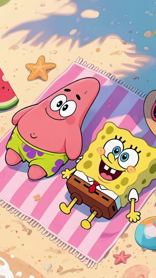 快乐海绵宝宝派大星