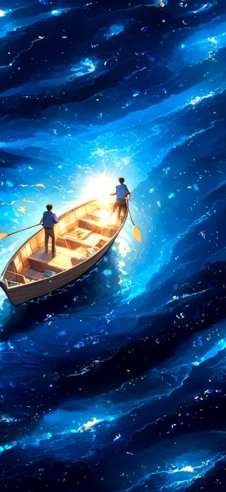 星落蓝海