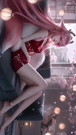 红裙粉樱八重神子